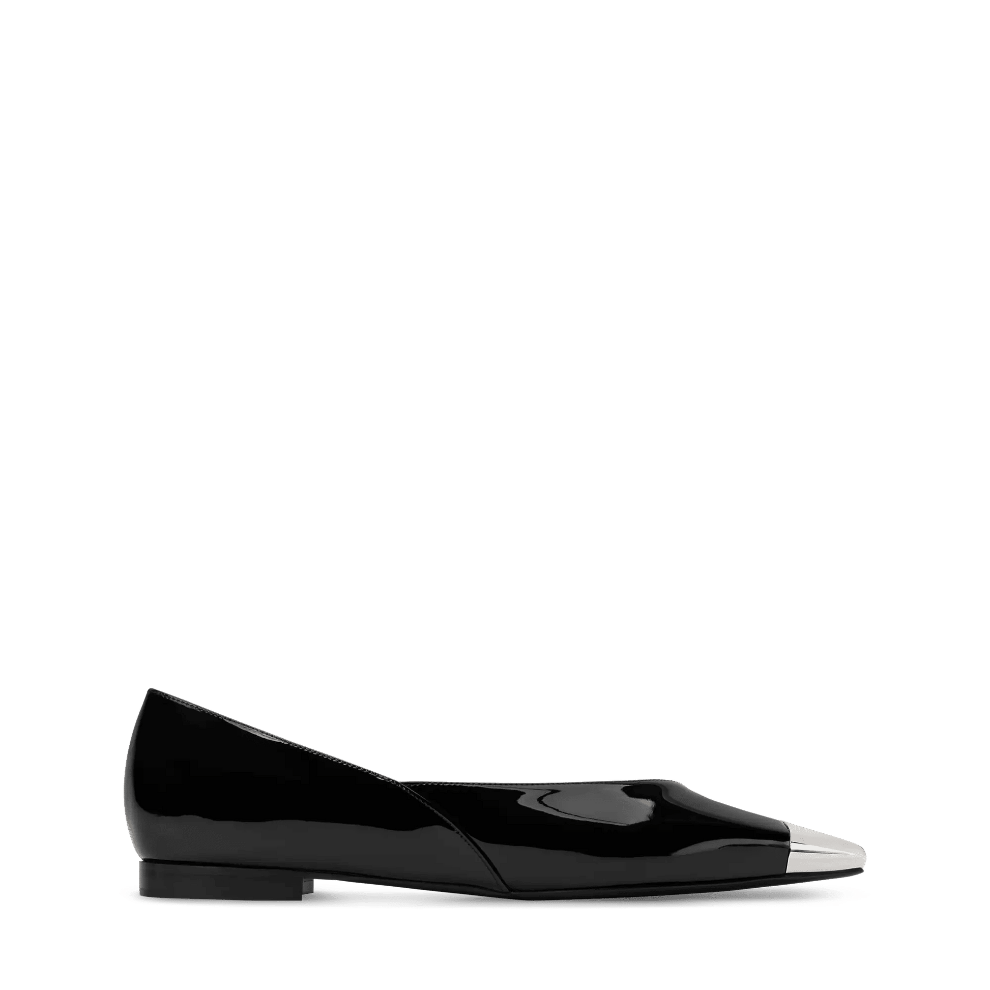 Women's Urban Twist Ballerina Black Patent Calf Leather 1AJNW7
