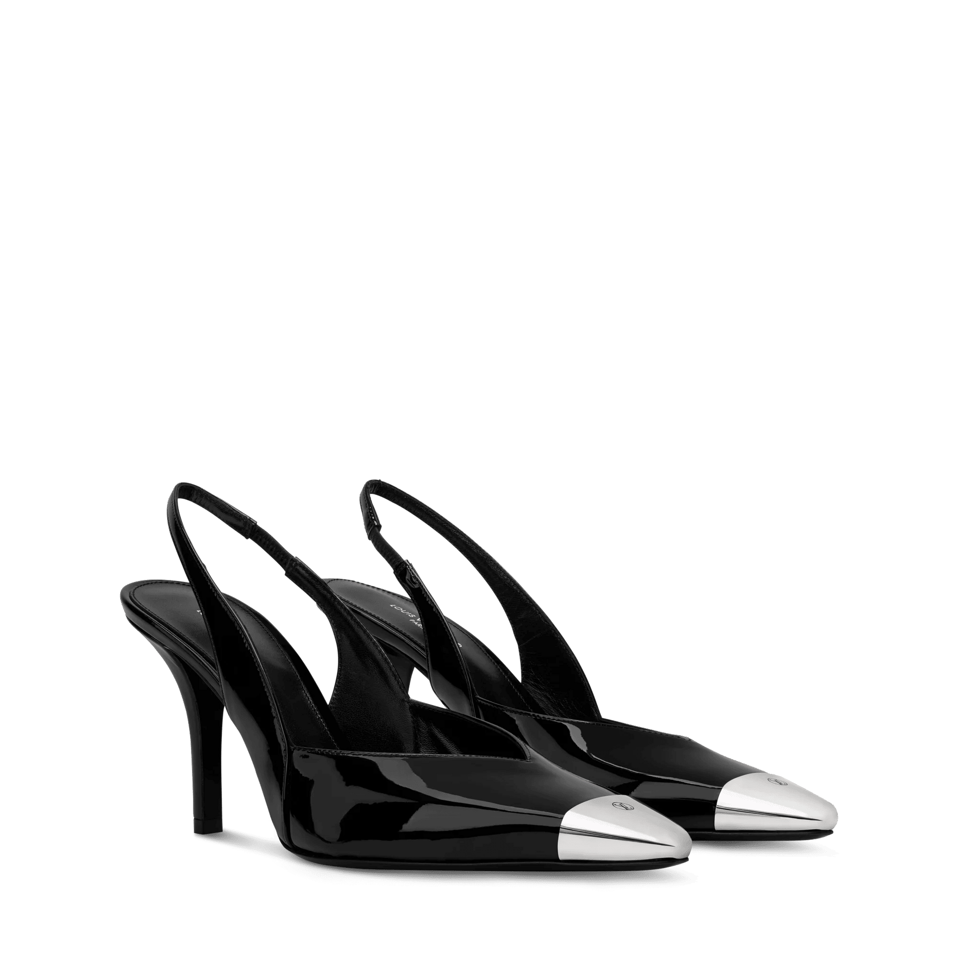Women's Urban Twist Slingback Pump Black Patent Calf Leather 1AJKR0