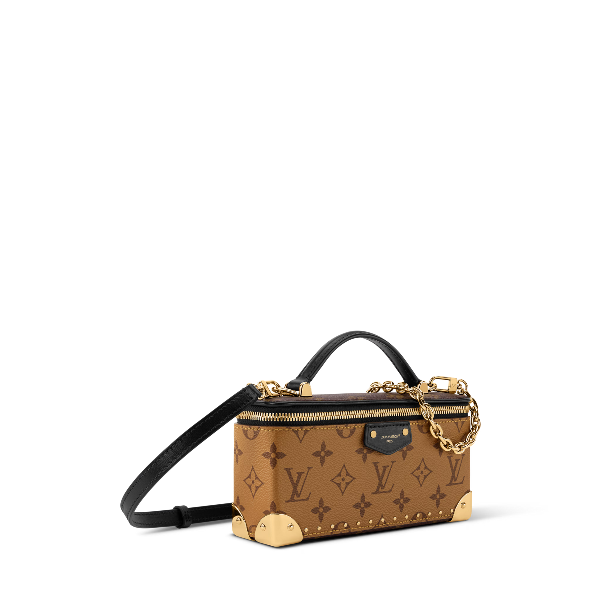 Vanity Pouch Trunk Nano Bag Monogram Reverse Gold-Toned Hardware