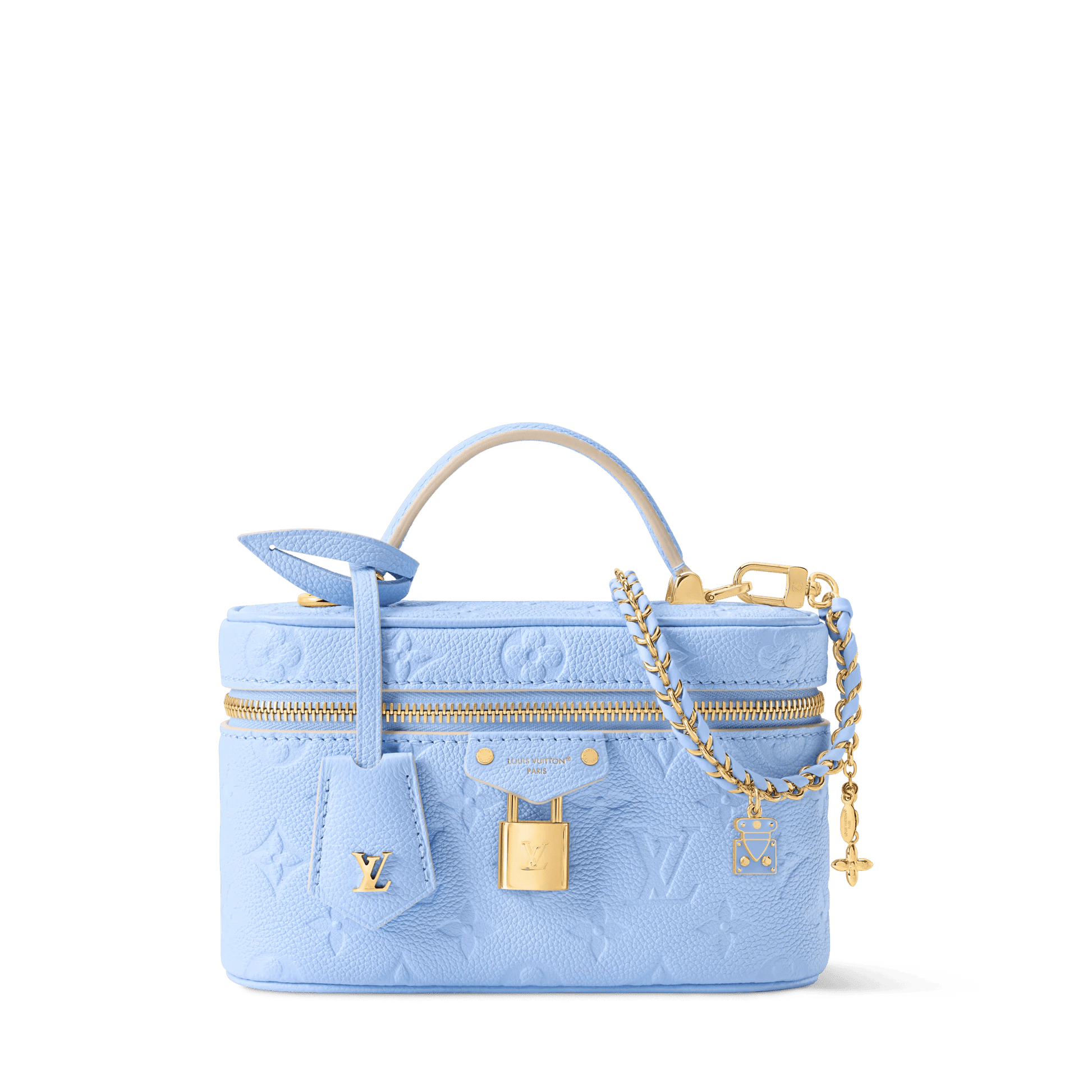 Vanity Chain Pouch Monogram Empreinte Bleu Iris M2A007