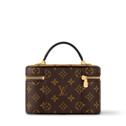 Women's Vanity Chain Pouch Monogram Coated Canvas Nano Bag M47125