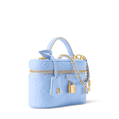 Vanity Chain Pouch Monogram Empreinte Bleu Iris M2A007