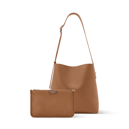 Men's Verso Hobo LV Touch Calfskin Leather Tan