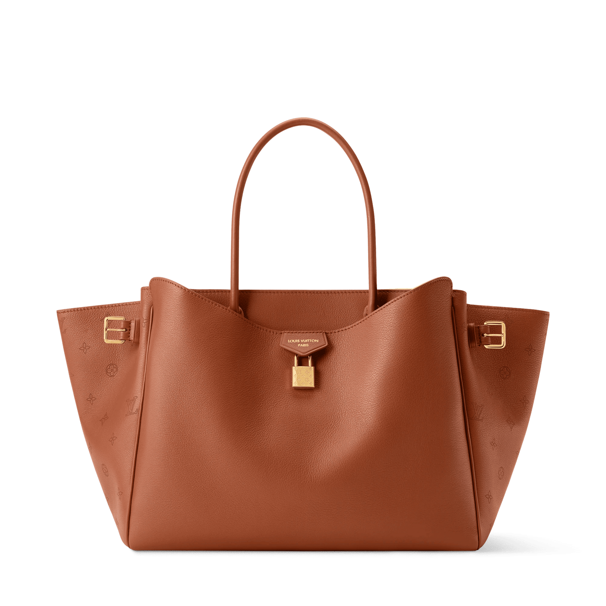 Women's Vendome MM Cognac Calfskin Leather Tote Bag M26501