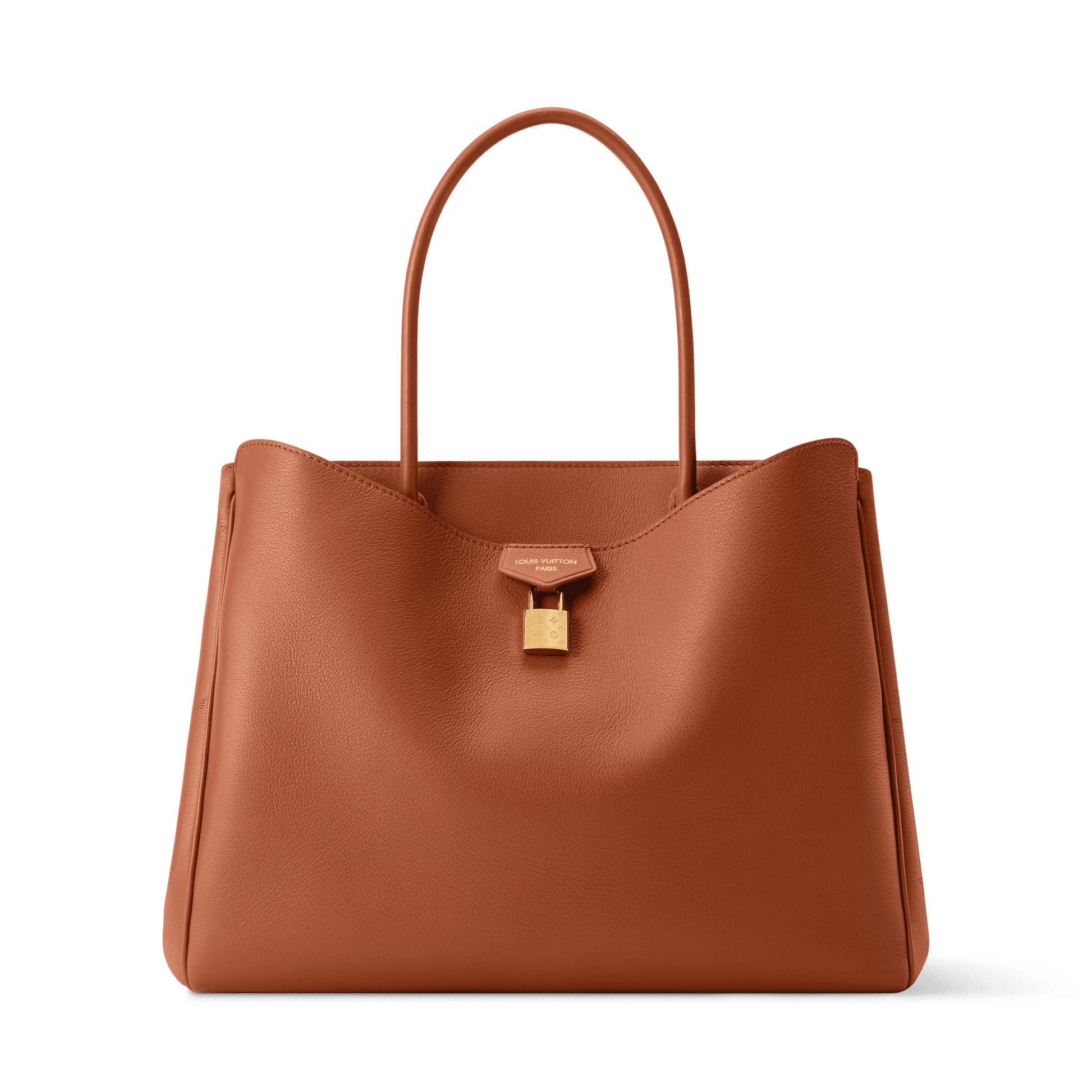 Women's Vendome MM Cognac Calfskin Leather Tote Bag M26501