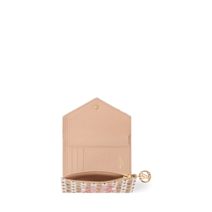 Women's Victorine Wallet Minigram Canvas Compact Wallet M29024
