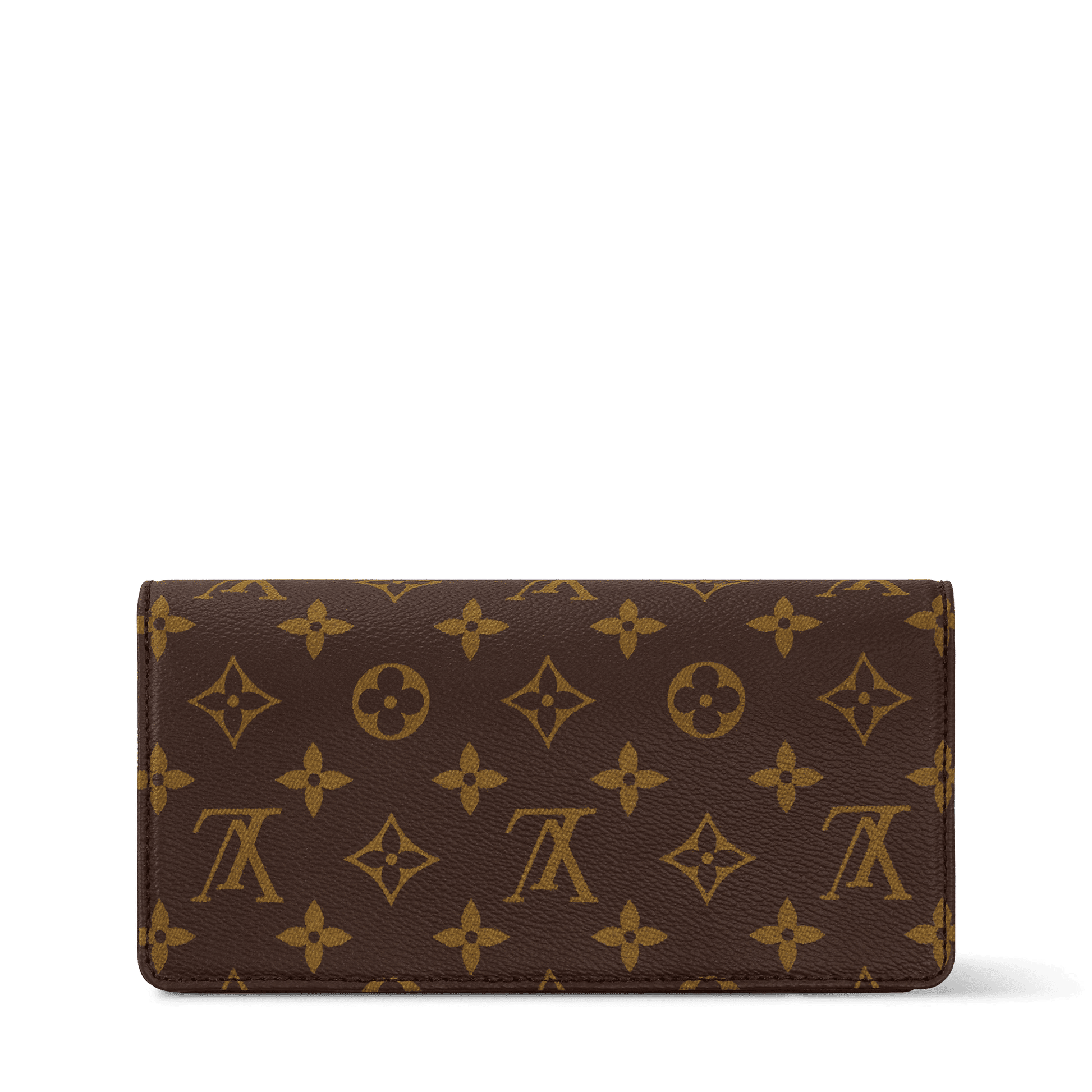 Wallet On Chain Lily Monogram Coated Canvas Gold-Color Hardware