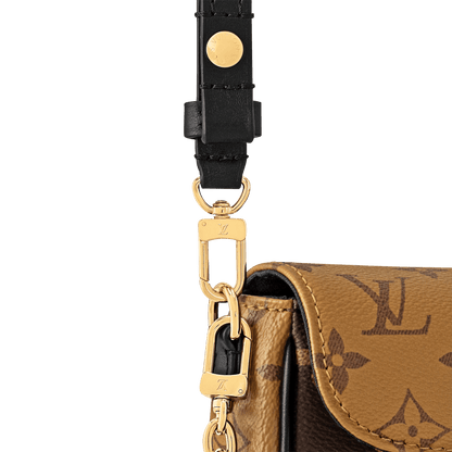 Women's Wallet On Chain Ivy Monogram Reverse Canvas Chain Wallet