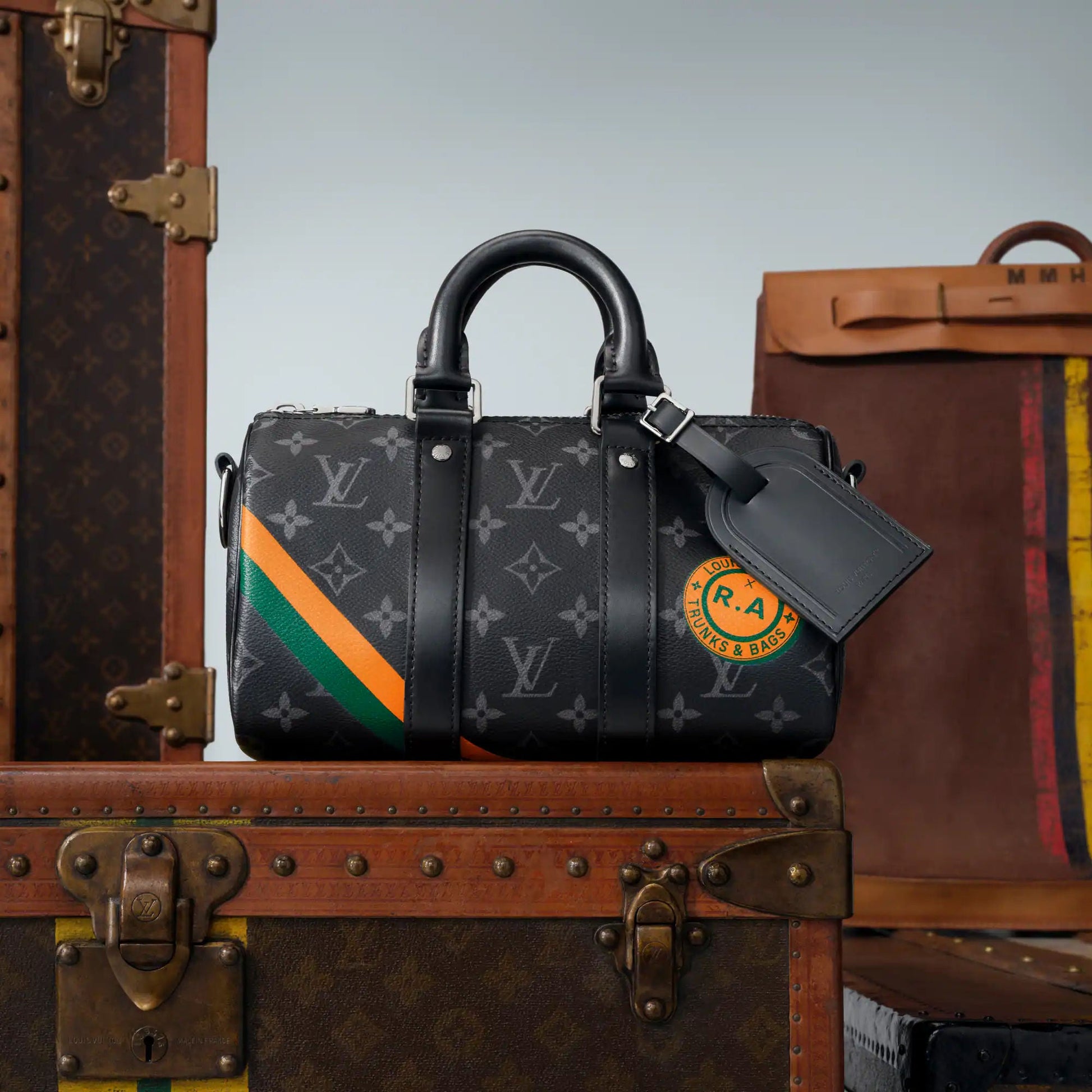Men's Keepall 25 Bandoulière Bag Monogram Eclipse Reverse