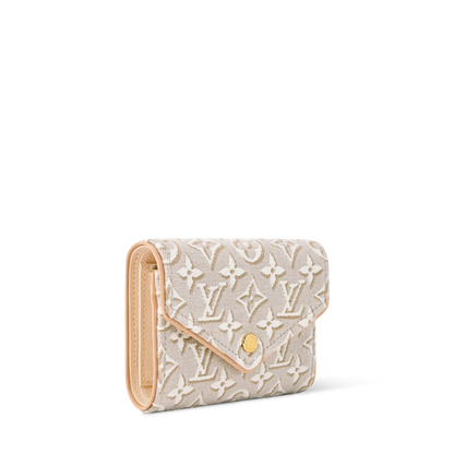 Women's Victorine Wallet Monogram Emblème Jacquard Compact Wallet M2A152
