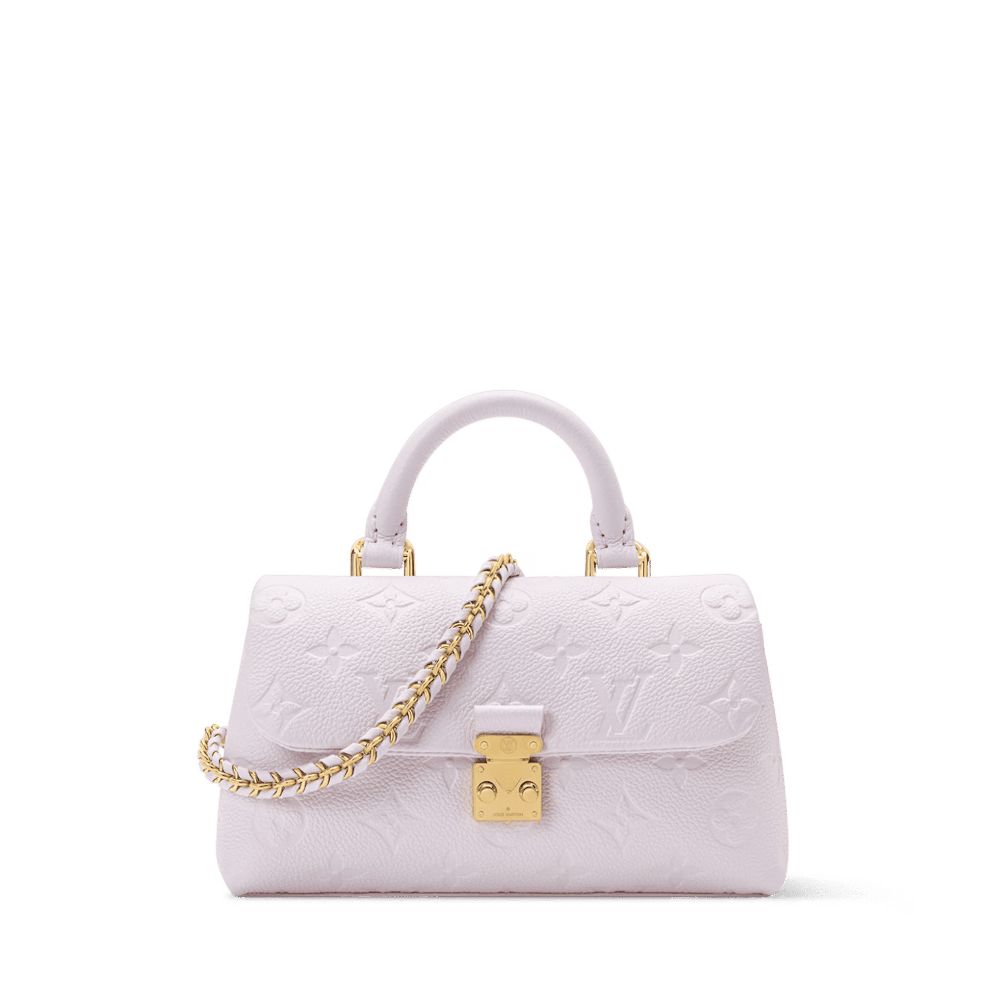 Women's Nano Madeleine Sweet Lavender Monogram Empreinte Leather Bag M29380