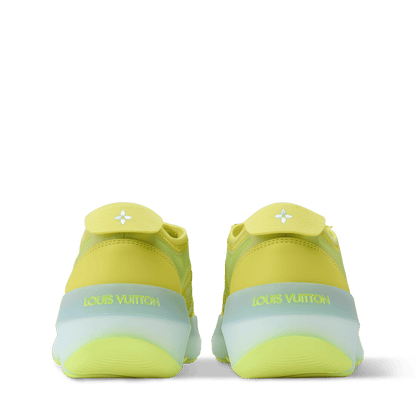Women's LV Sprint Yellow Technical Mesh Sneaker 1AJOYK