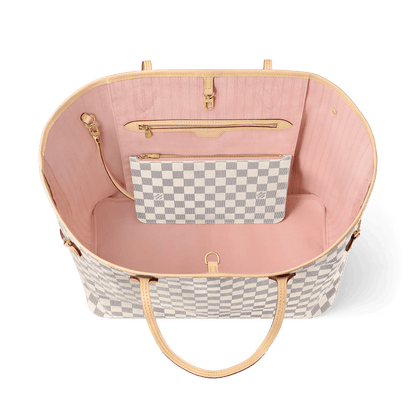 Women's Neverfull GM Damier Azur Canvas Tote Bag N40601
