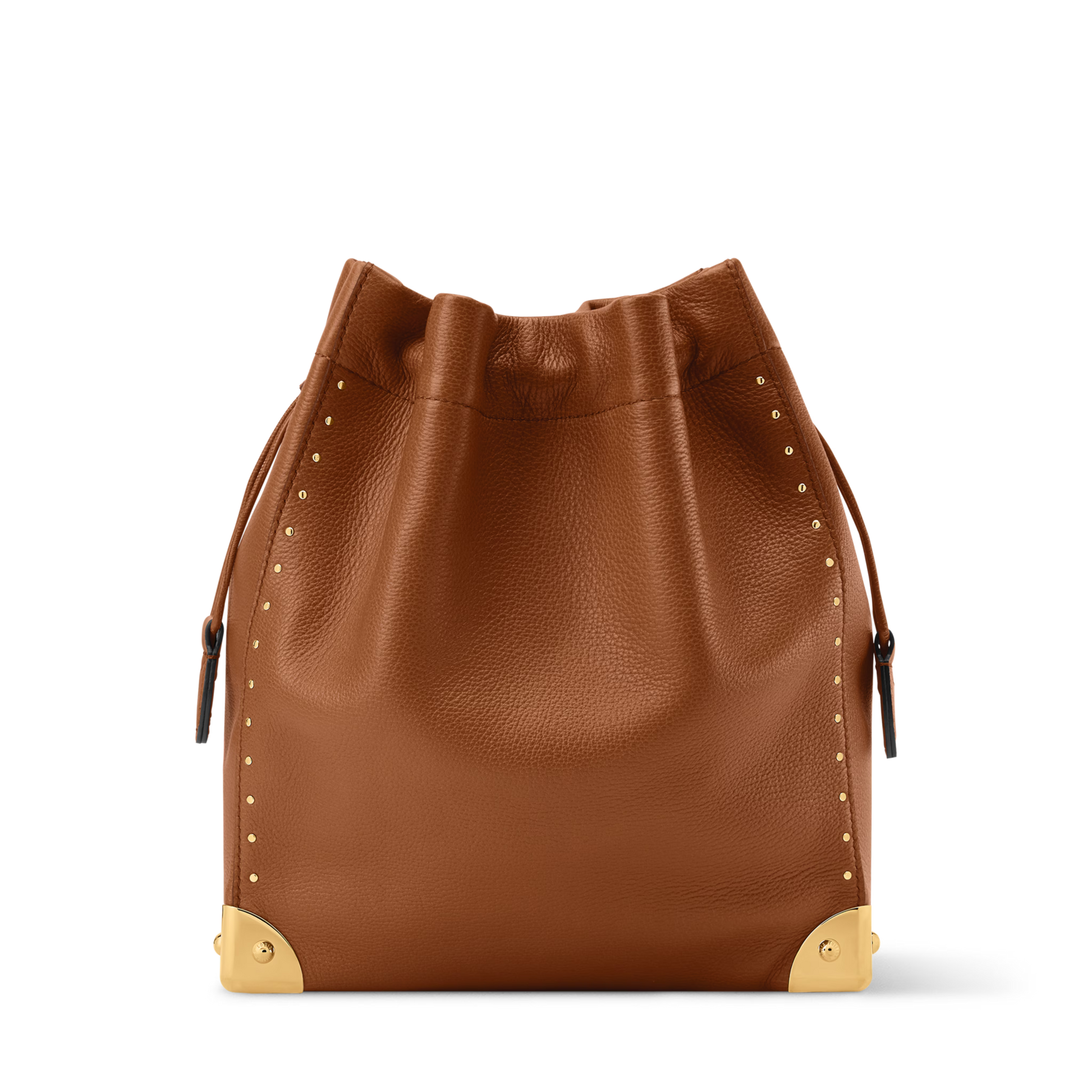 Women's Noé Trunk Tan Calfskin Leather Bucket Bag M29131