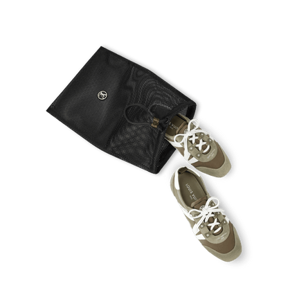 Women's LV Sneakerina Khaki Technical Satin Sneaker 1AJJXW