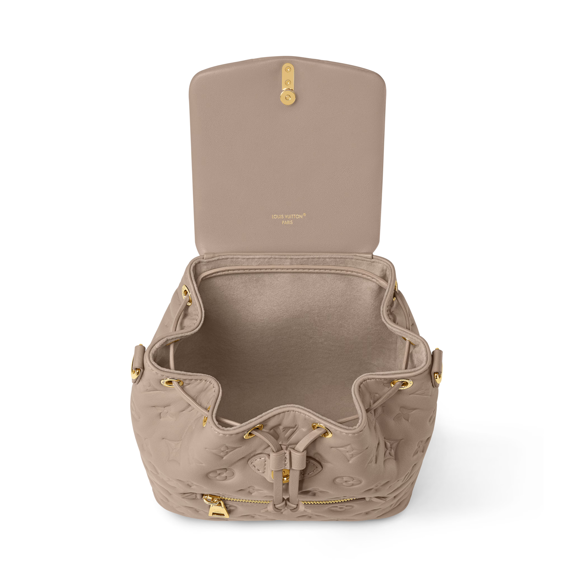 Women's Coussin Backpack PM Monogram Embossed Lambskin Leather Backpack M13358