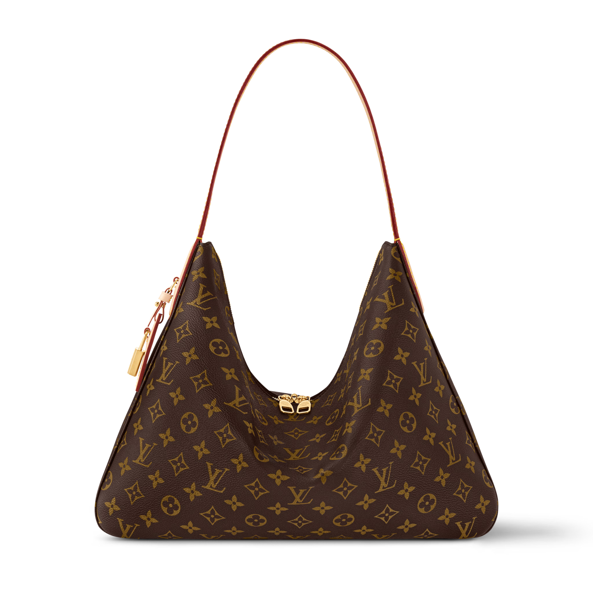 Women's Slouchy MM Monogram Coated Canvas Tote Bag M12098