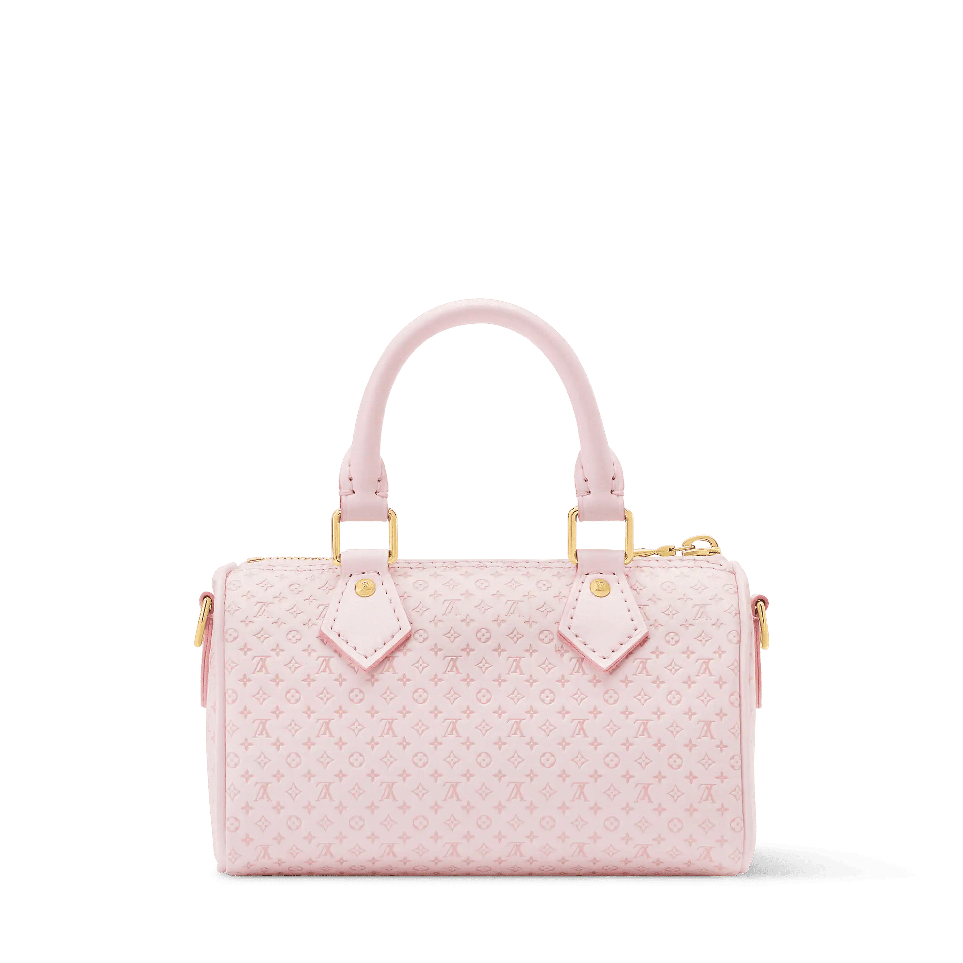 Women's Nano Speedy Minigram Light Bliss Calfskin Nano Bag