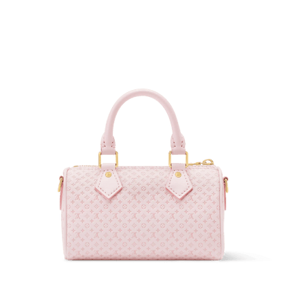 Women's Nano Speedy Minigram Light Bliss Calfskin Nano Bag