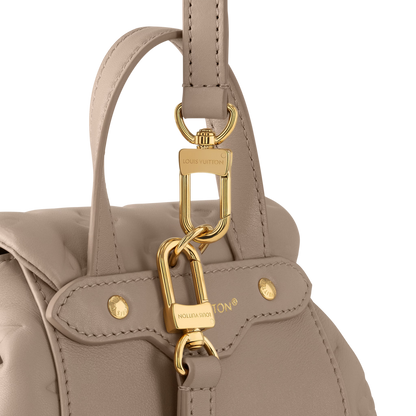 Women's Coussin Backpack PM Monogram Embossed Lambskin Leather Backpack M13358