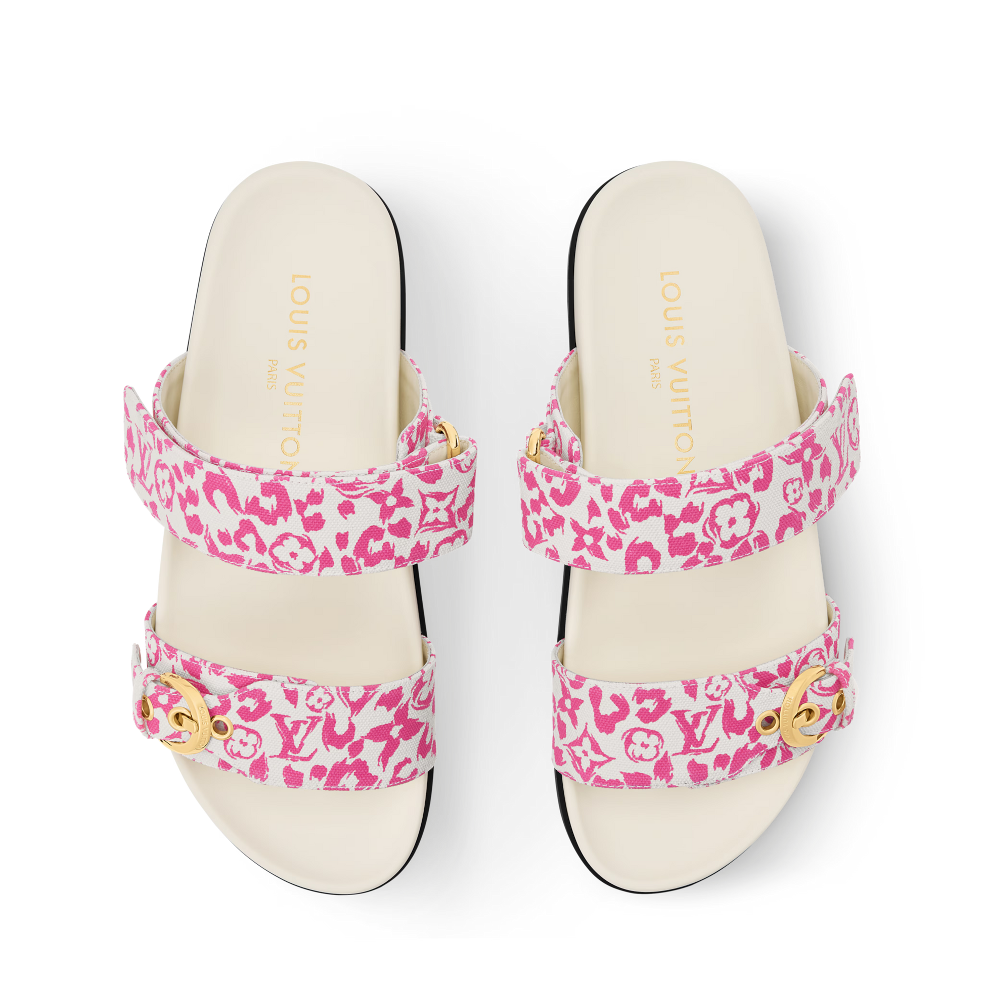 Women's Bom Dia Comfort Mule Monogram Leopard Canvas 1AJQPV