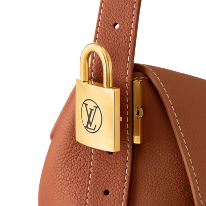 Women's Low Key Messenger Cognac Calfskin Leather Flap Bag M13151