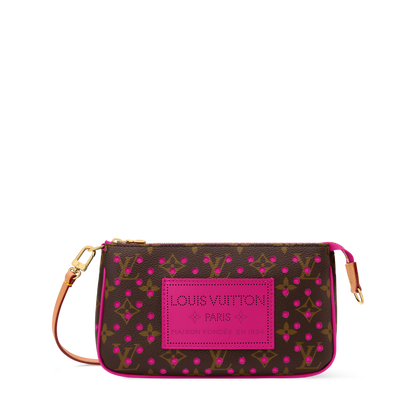 Women's Pochette Accessoires Monogram Perfo Pop Crush Chain Wallet