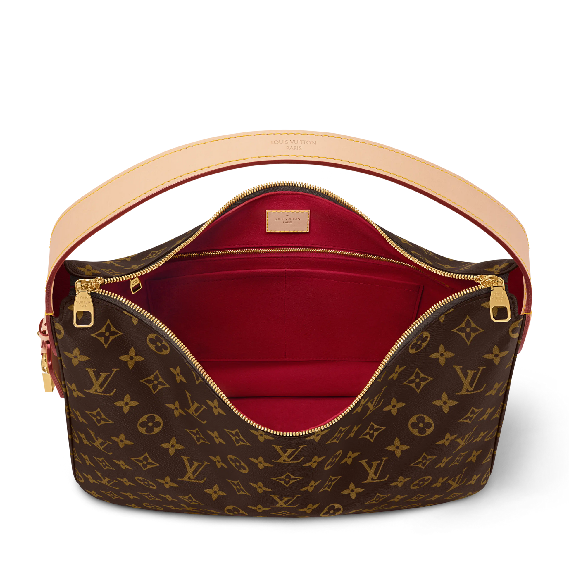 Women's Slouchy MM Monogram Coated Canvas Tote Bag M12098