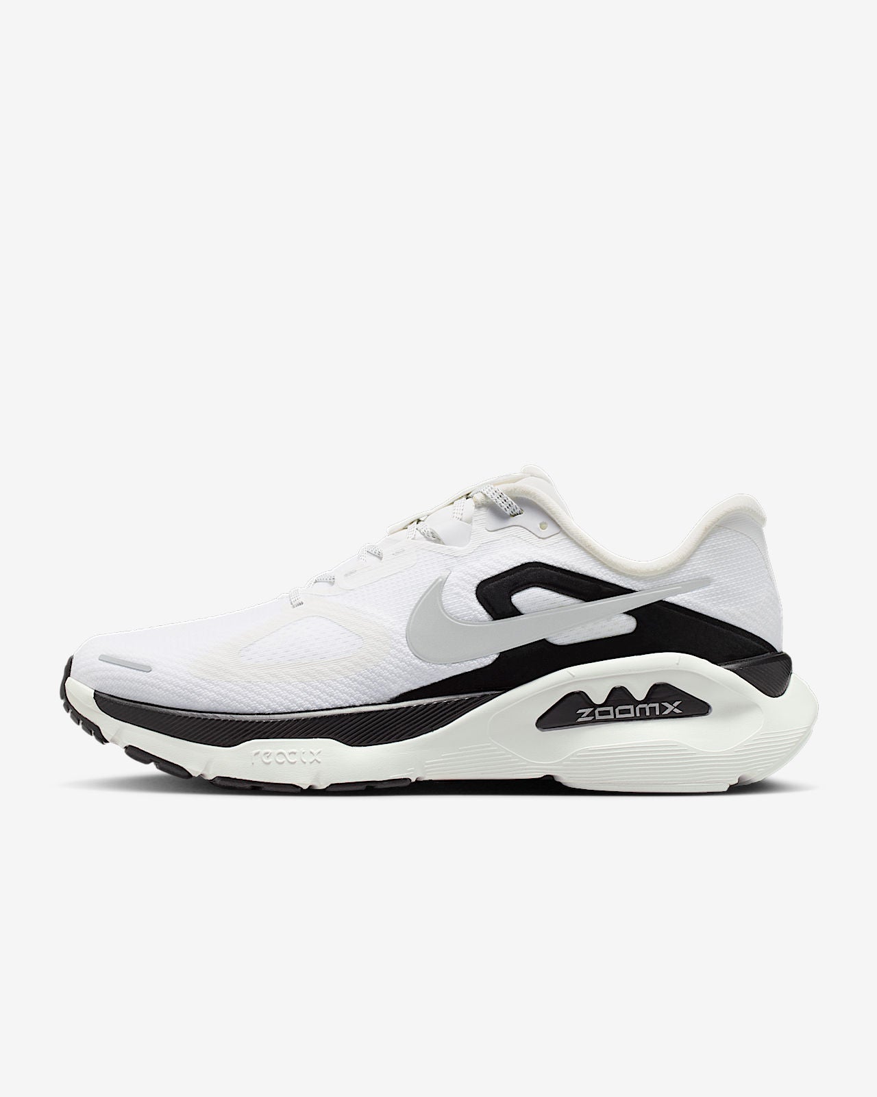 Structure Plus Men's Road Running Shoes - Summit White/Black/Metallic Silver