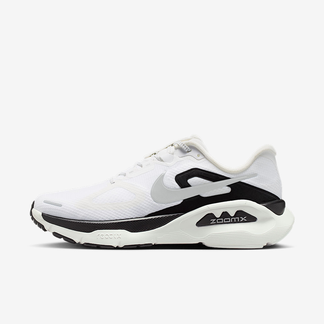 Structure Plus Men's Road Running Shoes - Summit White/Black/Metallic Silver
