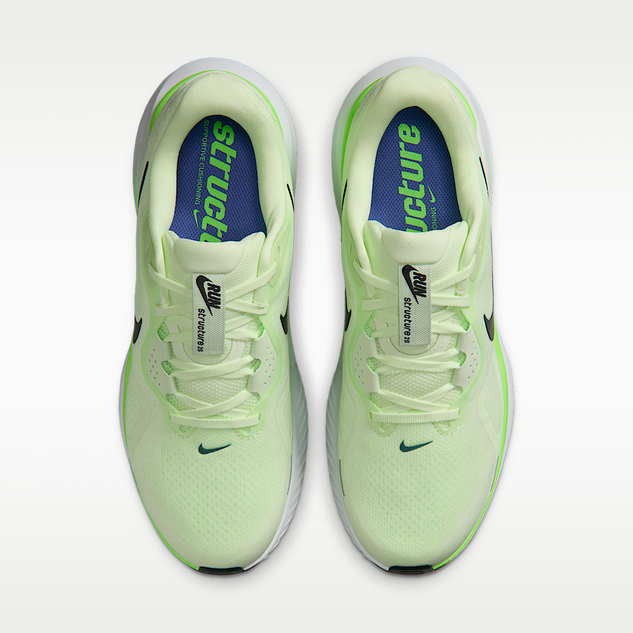 Structure 26 Men's Road Running Shoes ReactX Supportive Cushion Volt Tint Lime Blast