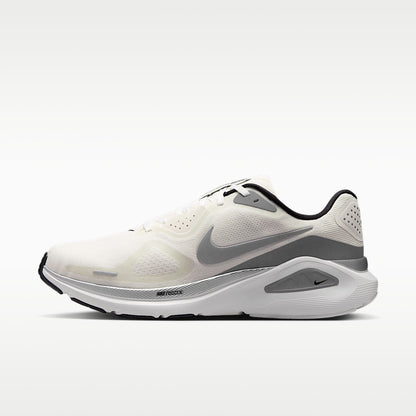 Structure 26 Men's Road Running Shoes Summit White/Black/White/Metallic Silver