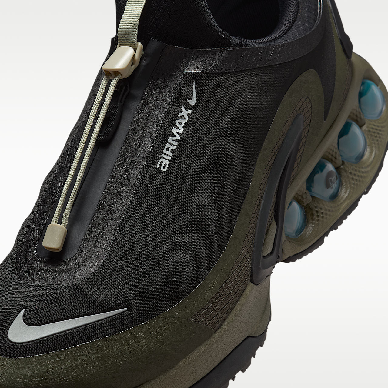 Air Max Dn Roam Men's Shoes Black/Cargo Khaki/Stone/Metallic Silver