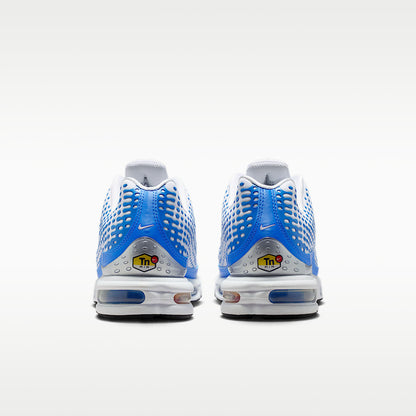 Air Max Plus VII Men's Shoes White Blue Crystal Metallic Silver