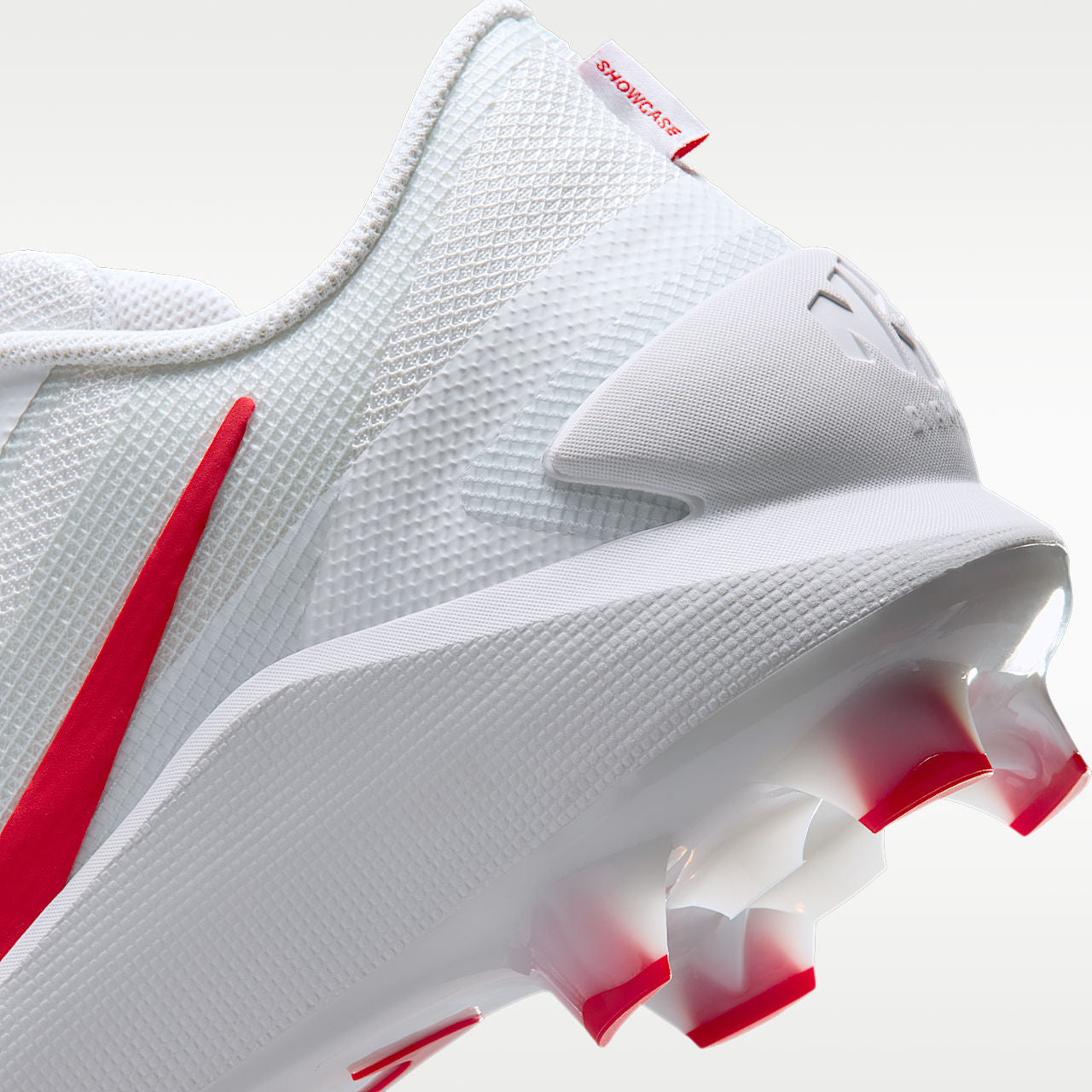 Unisex Diamond Showcase MCS Baseball Cleats Cushlon Midsole White/University Red