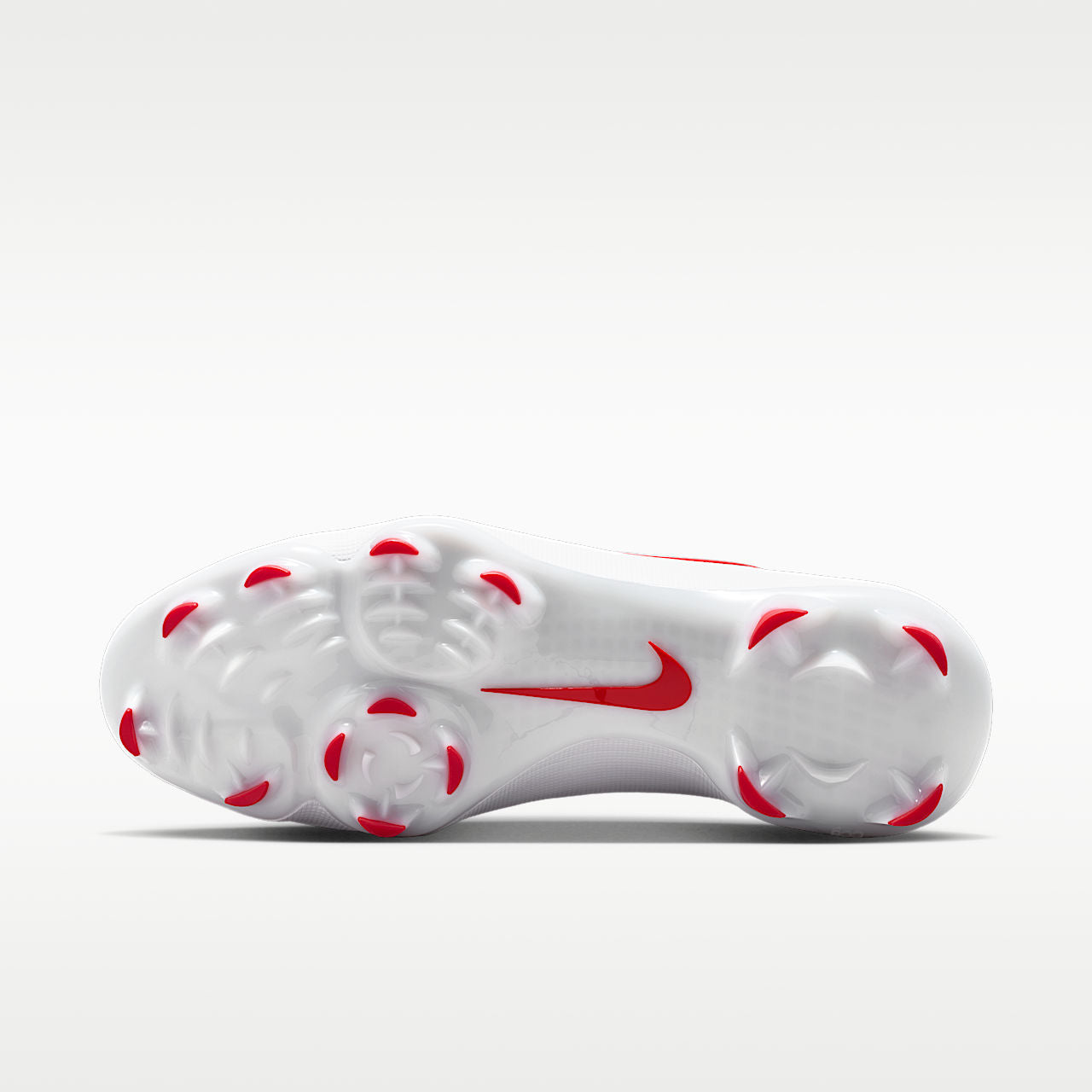 Unisex Diamond Showcase MCS Baseball Cleats Cushlon Midsole White/University Red