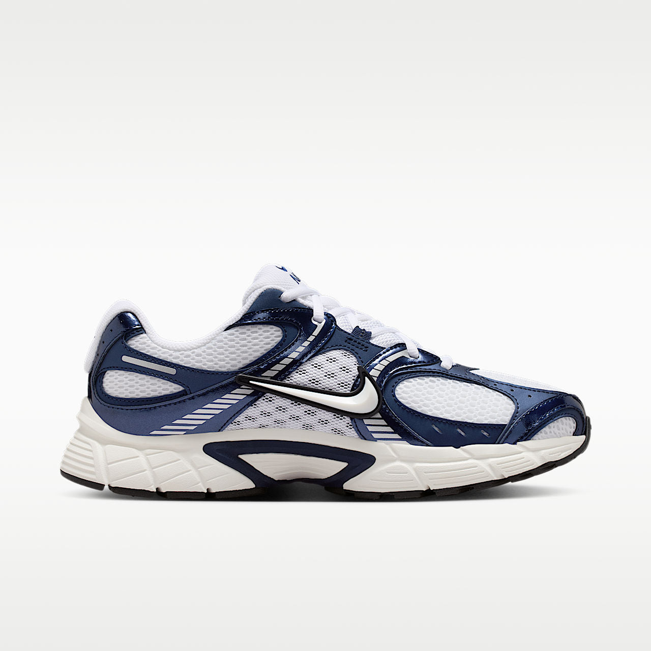 V5 RNR Foam Midsole Retro Runner Men's Shoes White Midnight Navy
