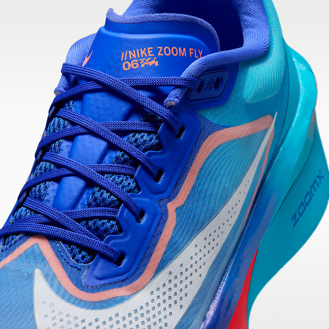Zoom Fly 6 Men's Road Racing Shoes, Racer Blue/Blue Lightning/Atomic Pink/White