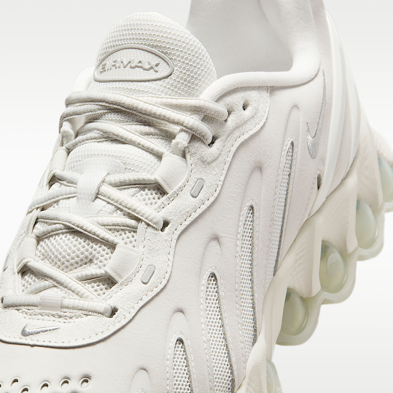 Air Max Dn8 Leather Men's Shoes Platinum Tint/Light Smoke Grey