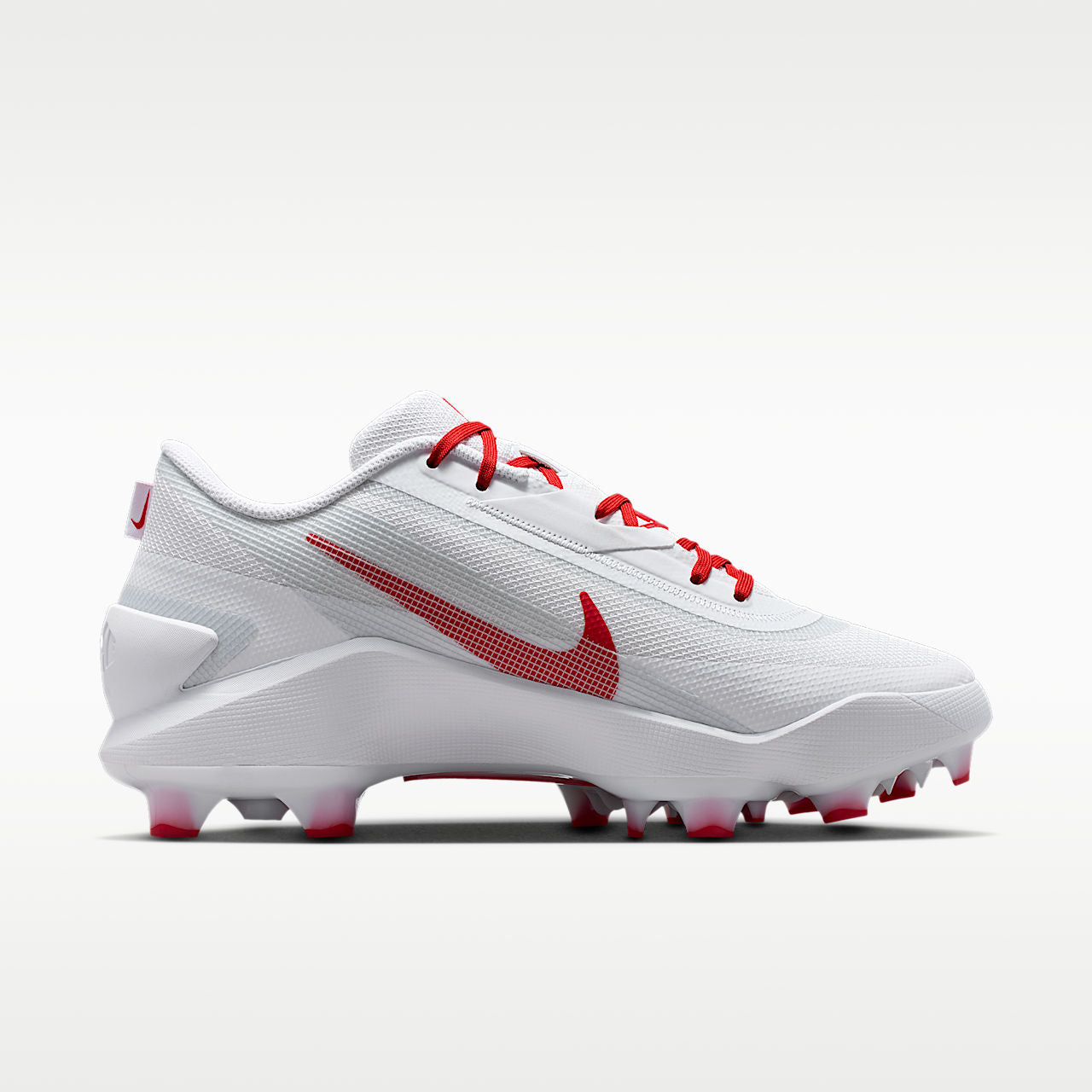 Unisex Diamond Showcase MCS Baseball Cleats White/University Red