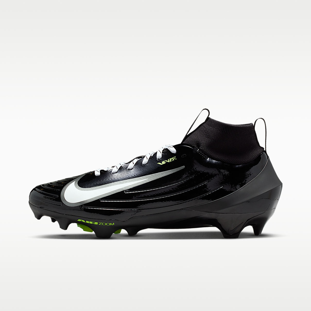 Vapor Pro 1 Football Cleats Black/Volt Ice/Anthracite