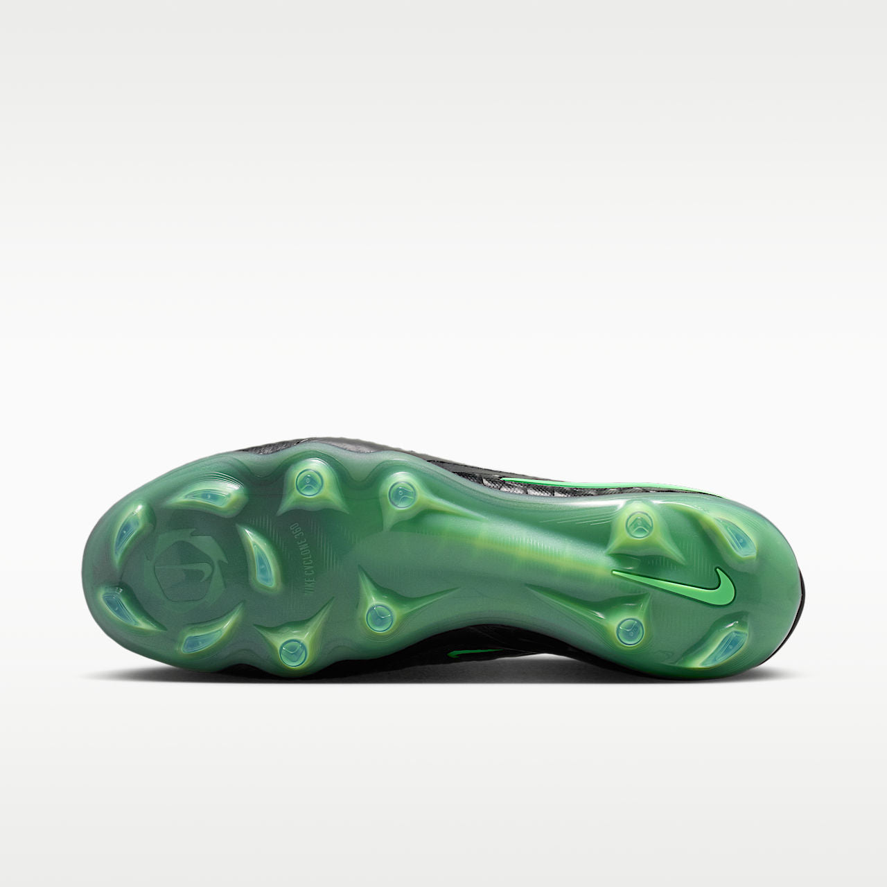 Phantom 6 Low Elite Firm-Ground Soccer Cleats Black/Black/Illusion Green