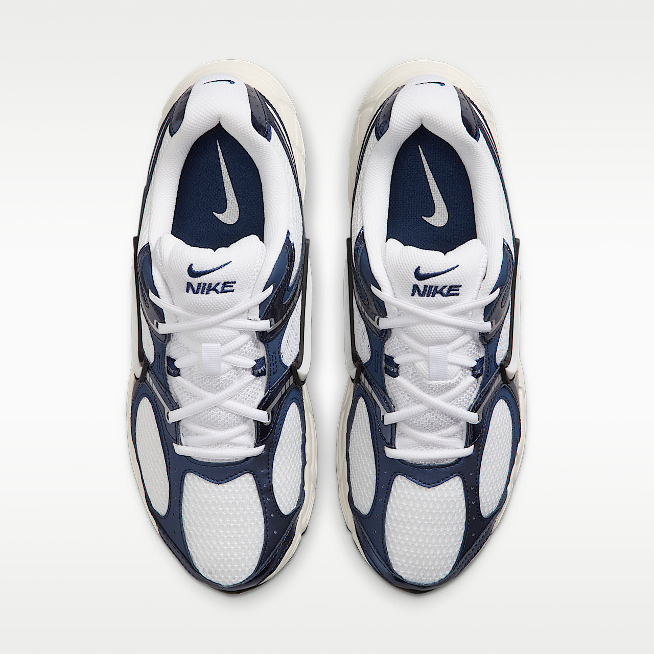 V5 RNR Foam Midsole Retro Runner Men's Shoes White Midnight Navy