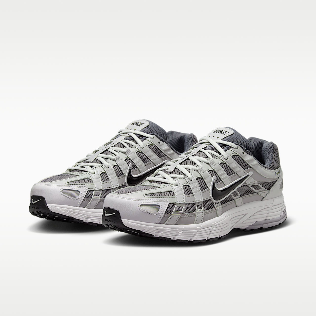P-6000 Shoes Atmosphere Grey Pencil Point Vast Grey Black