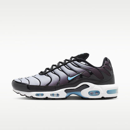 Air Max Plus Shoes Airy Mesh Black/Light Smoke Grey/White/Football Blue