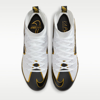 Vapor Edge 360 Untouchable Men's Football Cleats White Metallic Gold Black