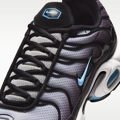 Air Max Plus Shoes Airy Mesh Black/Light Smoke Grey/White/Football Blue