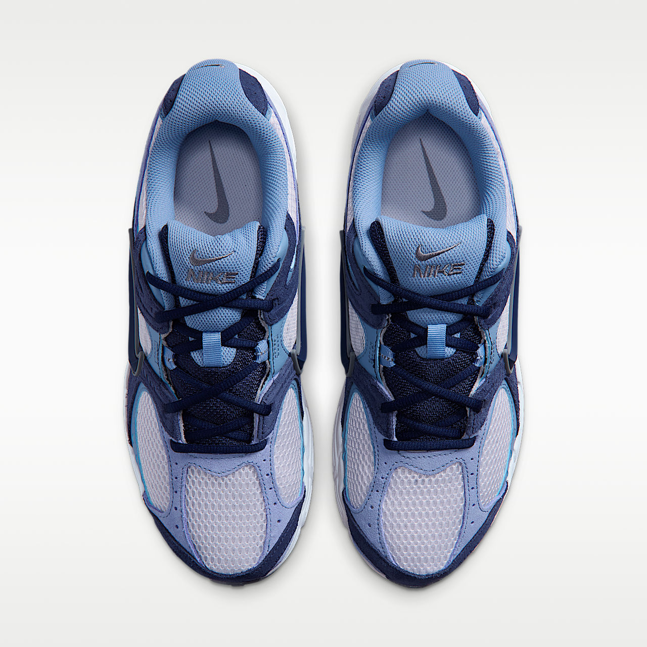 V5 RNR Suede Men's Running Shoes Mesh Foam Midsole Work Blue