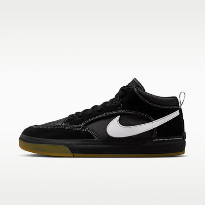 Unisex SB React Leo Skate Shoes Black/Gum Light Brown/White
