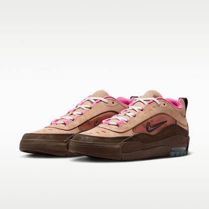 Air Max Ishod Skate Shoes - Hemp/Pinksicle/University Gold/Baroque Brown